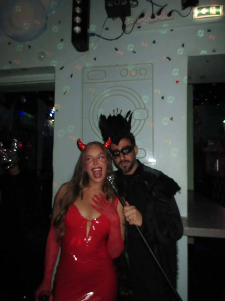 Η Ανδρομάχη με τον σύζυγό της, επίσης τραγουδιστή, Γιώργο Λιβάνη