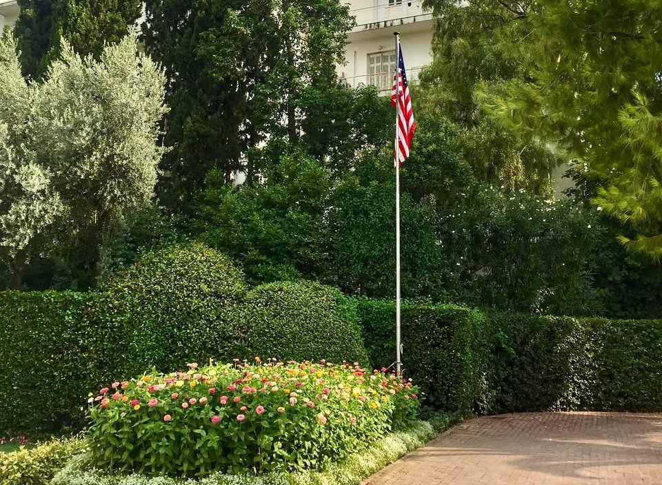 Η πρεσβευτική κατοικία των ΗΠΑ στην Αθήνα