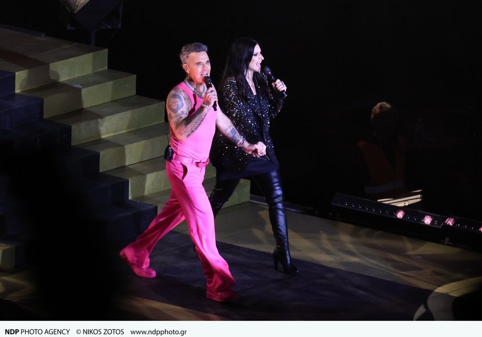 Ρόμπι Γουίλιαμς και Λάουρα Παουζίνι / Φωτογραφία: NDP PHOTO / ΑΝΔΡΕΑΣ ΝΙΚΟΛΑΡΕΑΣ