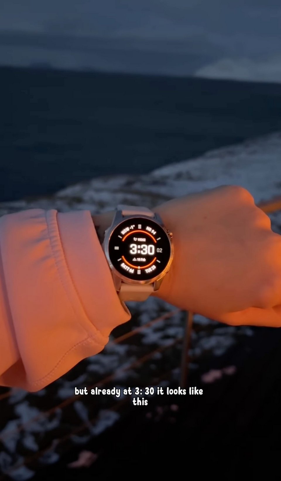 Το πυκνό σκοτάδι στις 3:30 το απόγευμα στο Σβάλμπαρντ