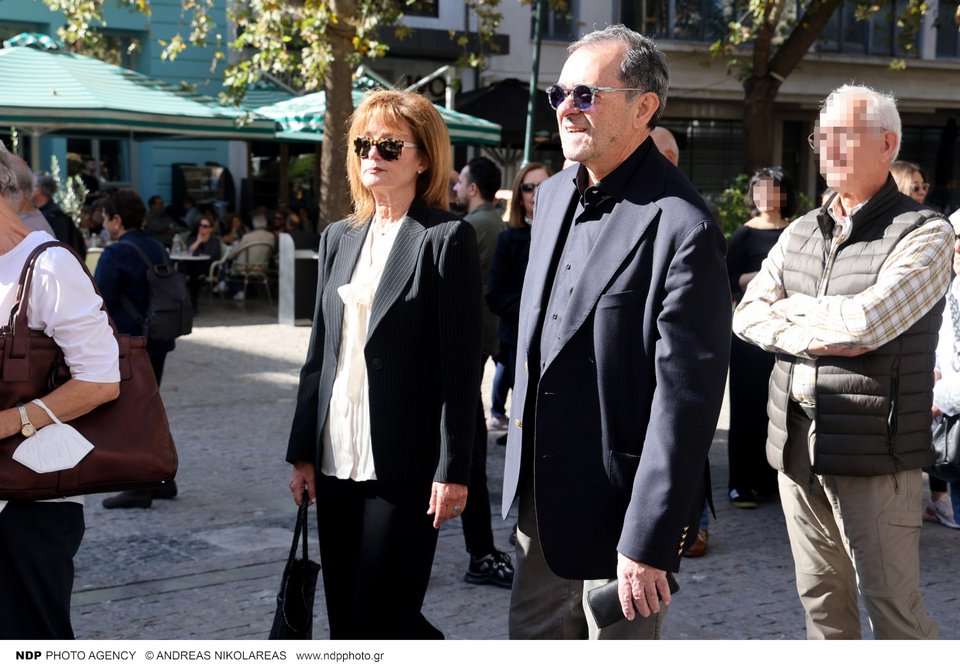 Παύλος Τσίμας με την σύζυγό του, Καίτη