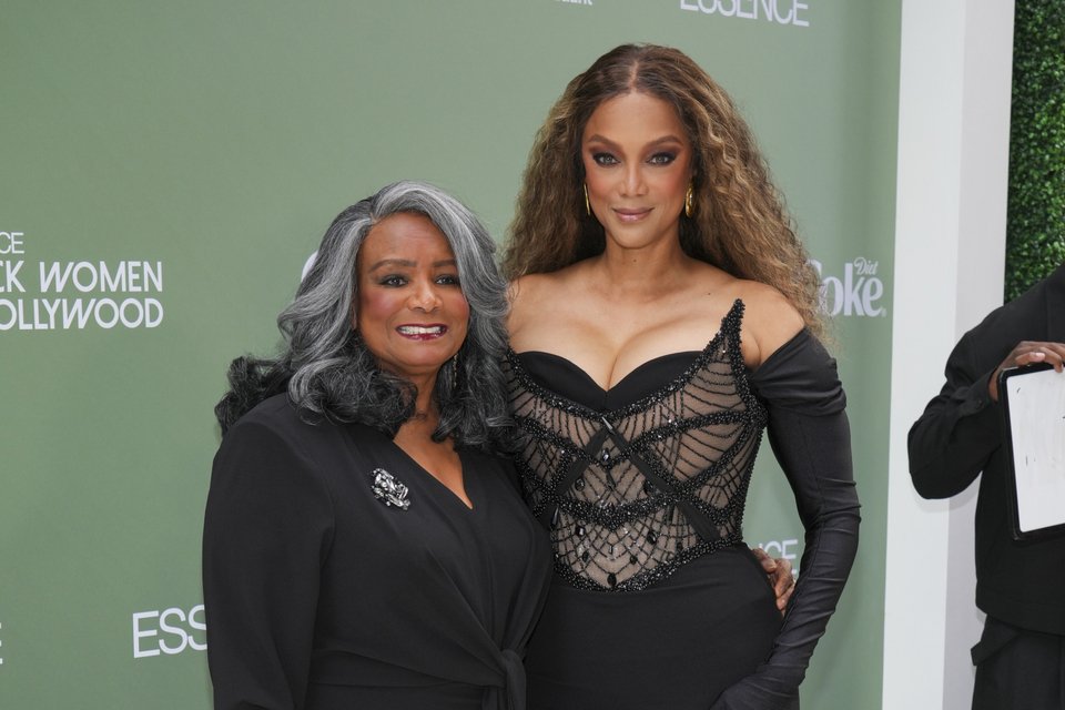 Η Tyra Banks με τη μητέρα της, Carolyn London