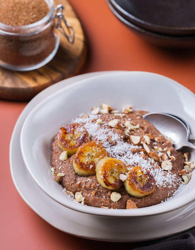 Χαλβάς με σοκολάτα και μπανάνα / Φωτογραφία: Shutterstock