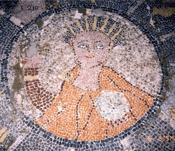 Ψηφιδωτό. Η προσωποποίηση του Χρόνου