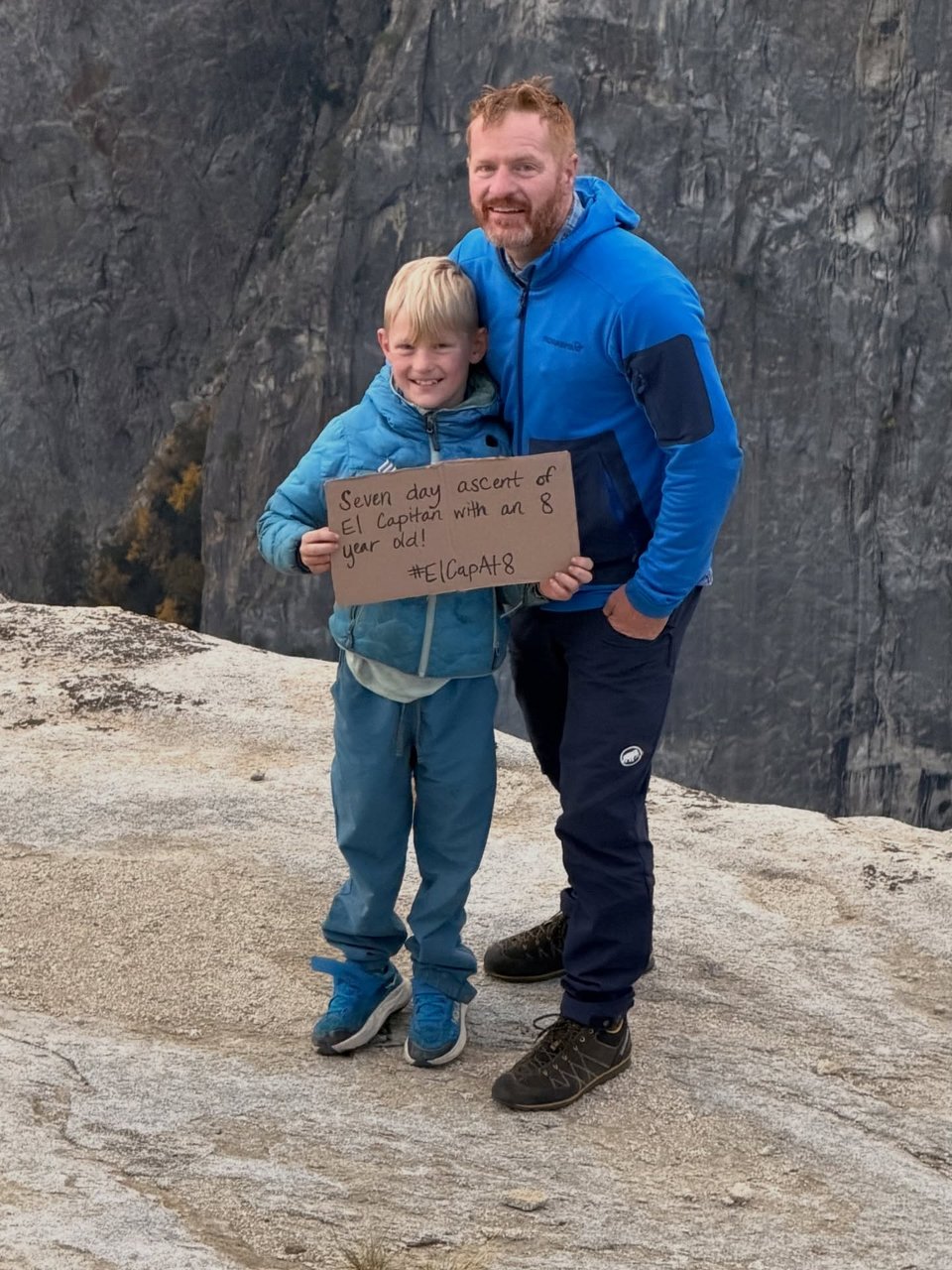 Όπως είπε σε συνέντευξή του στο World News Tonight του ABC, ελπίζει η ιστορία τους να εμπνεύσει άλλους πατέρες και γιους «να βγουν εκεί έξω και να κάνουν κάτι που μοιάζει αδύνατο» / FACEBOOK