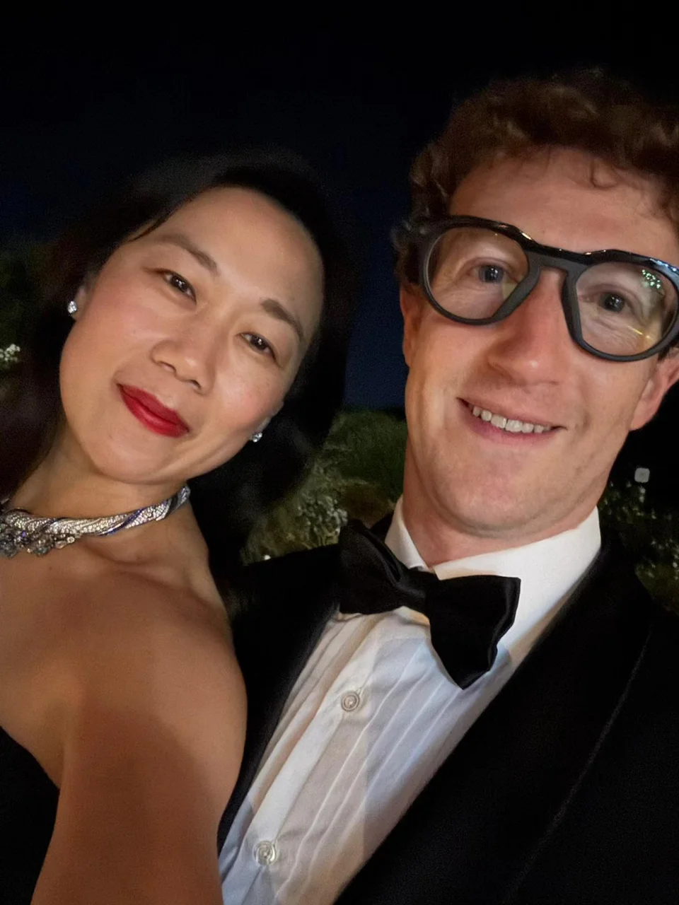 Πρισίλα Τσανγκ και Μαρκ Ζούκερμπεργκ