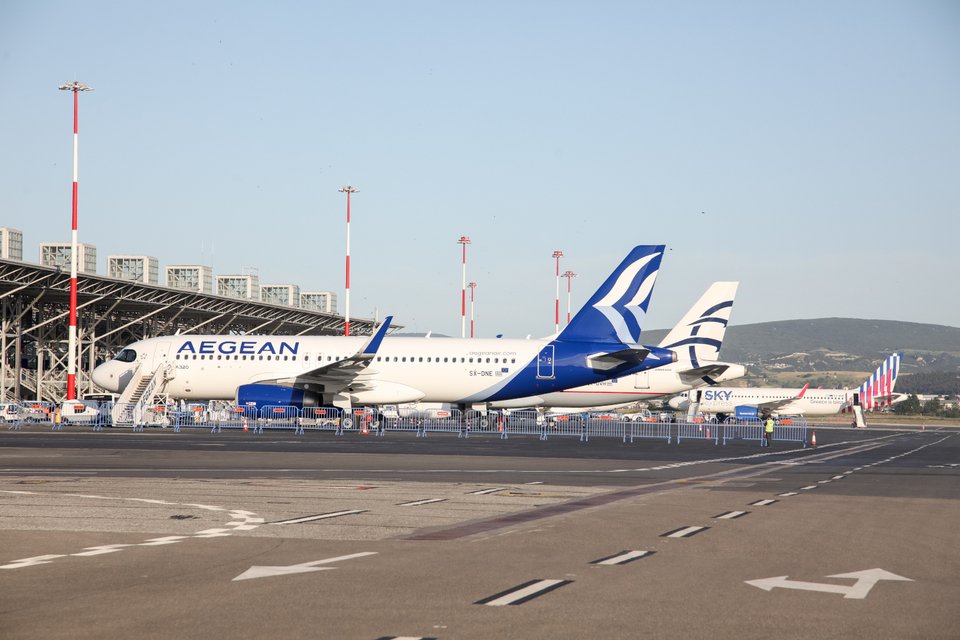 Αεροπλάνα στο αεροδρόμιο «Μακεδονία» της Θεσσαλονίκης / Eurokinissi