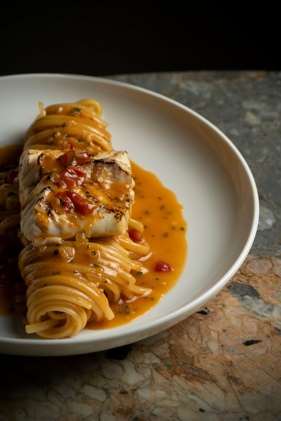 Λιγκουίνι με αχνιστή σφυρίδα / Φωτογραφία: Anthes 