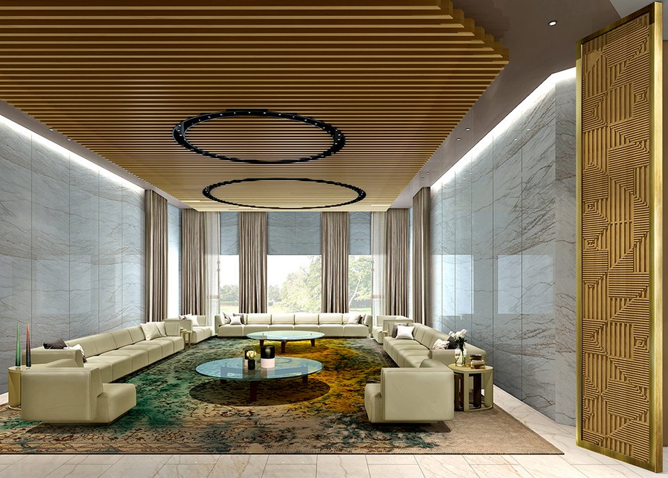 Το εσωτερικό της βίλας 