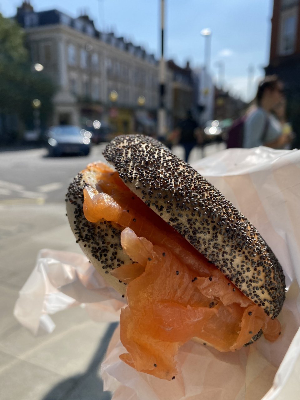 Bagel στο Panzer’s Deli