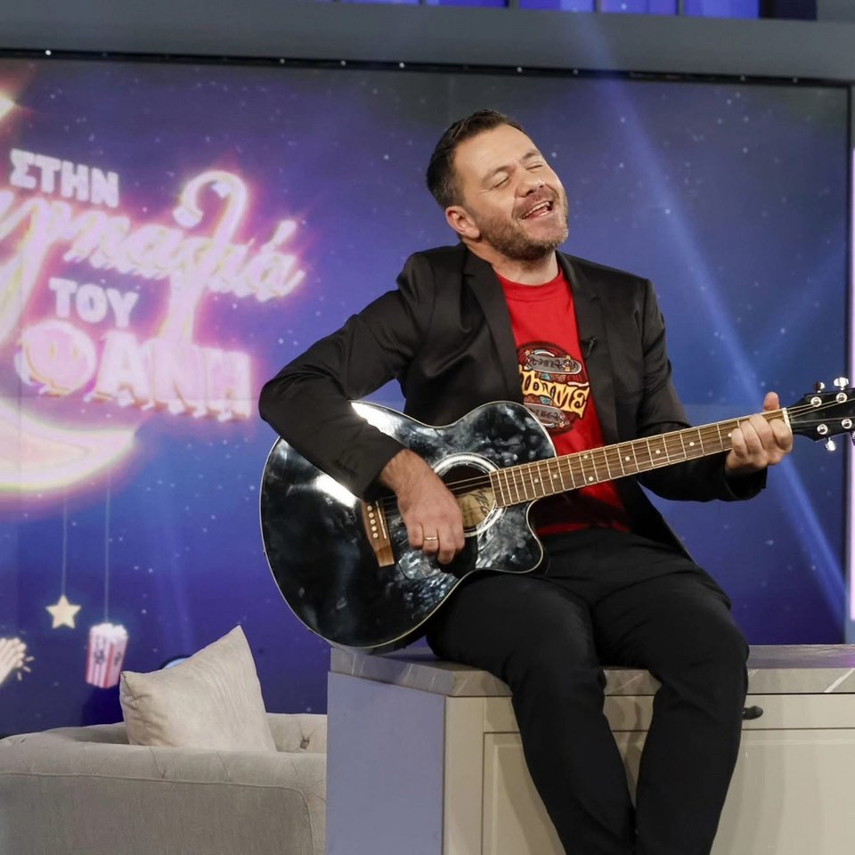 Ο Ευτύχης Μπλέτσας στην εκπομπή του Φάνη Λαμπρόπουλου