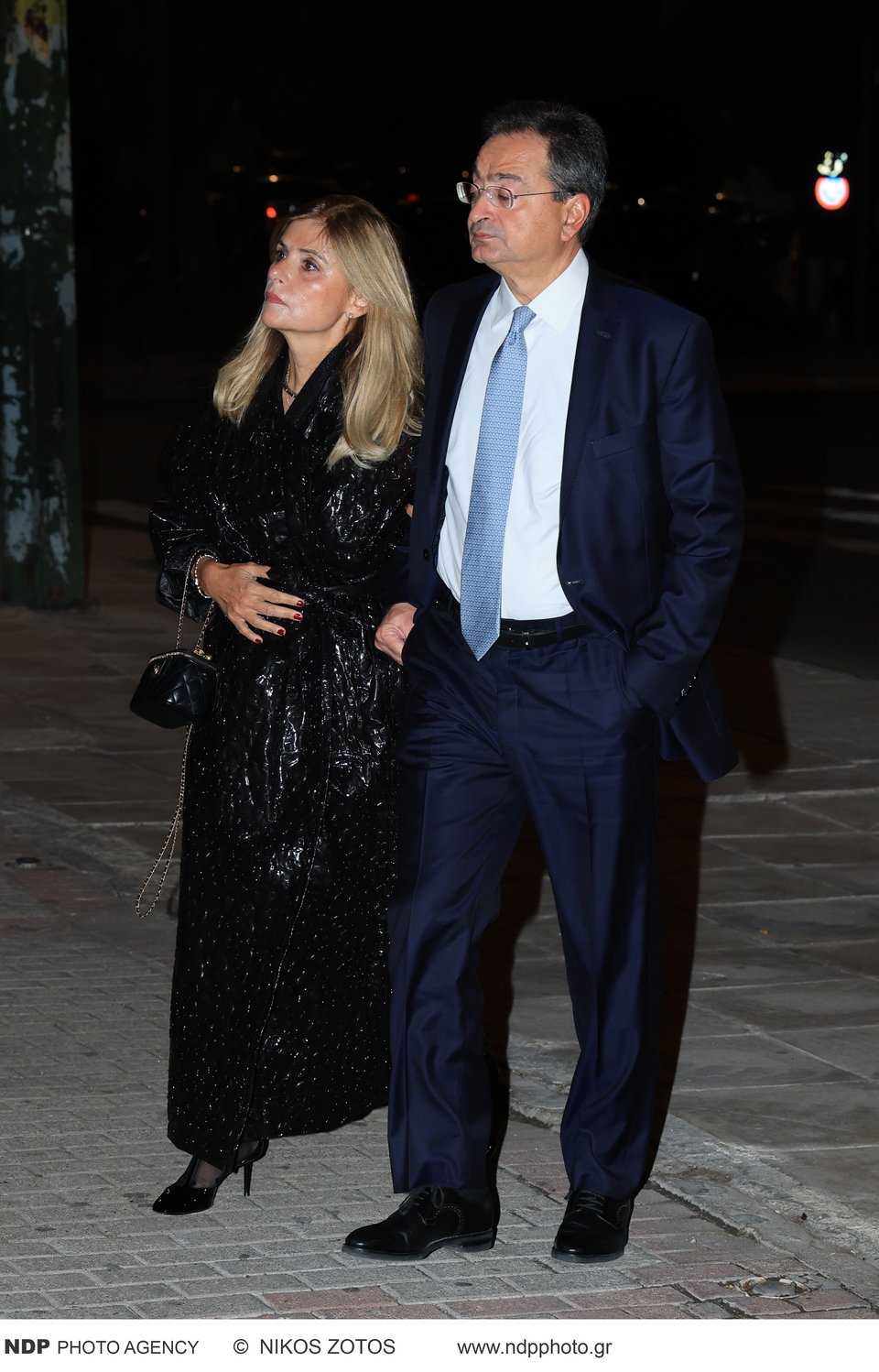 Ο CEO της Eurobank Φωκίων Καραββίας, με την σύζυγό του