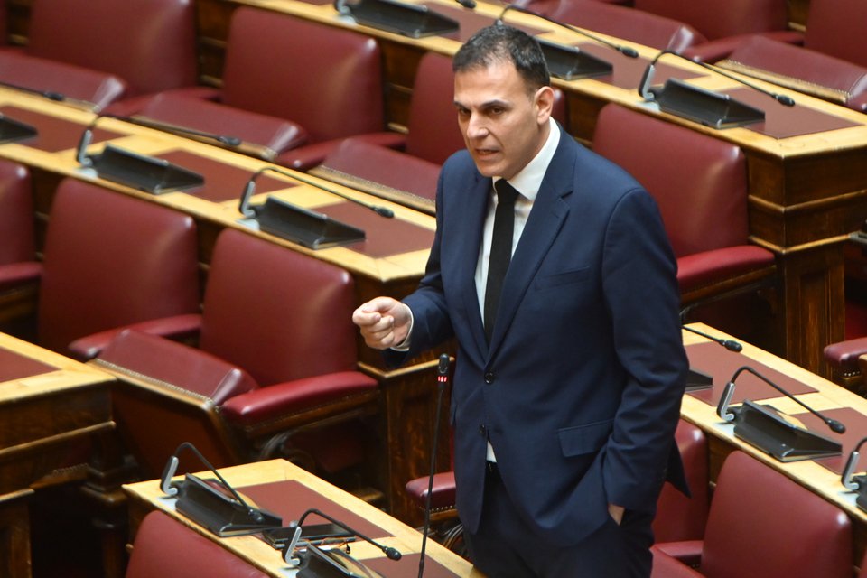  Ο κοινοβουλευτικός εκπρόσωπος του ΣΥΡΙΖΑ Γιώργος Καραμέρος / Eurokinissi