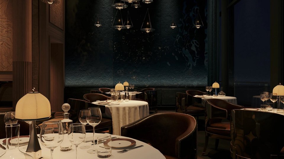 Το εστιατόριο La Table στο Orient Express Corinthian