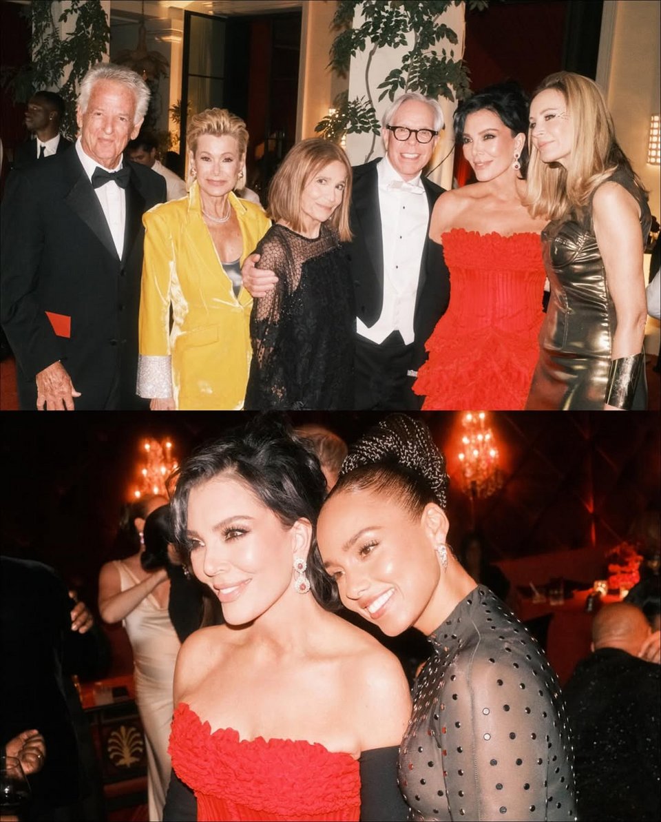 Η Η Κρις Τζένερ ποζάρει με φίλους της 