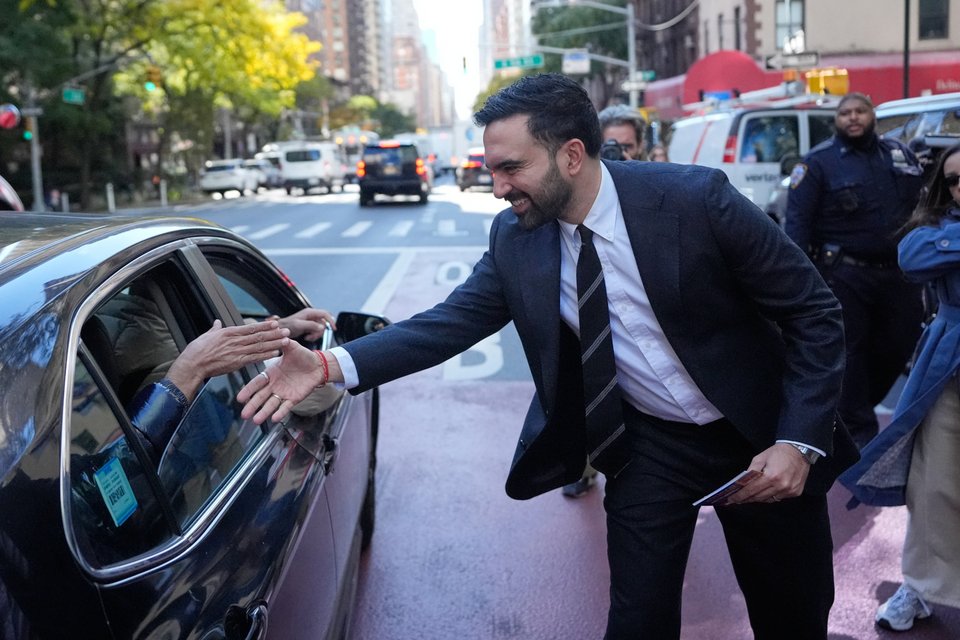 Ο Ζοράν Μαμντάνι έκανε εκστρατεία στους δρόμους της Νέας Υόρκης / AP