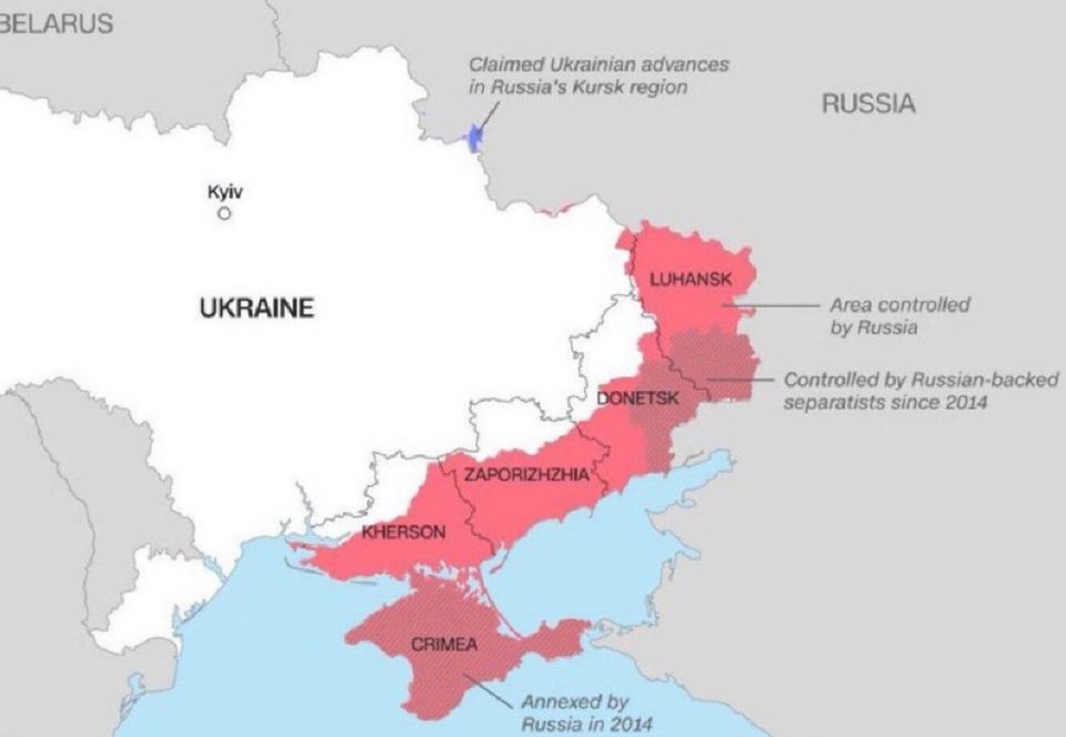 Όλο το Ντονμπάς να περάσει στη Ρωσία, ΗΠΑ και ΕΕ να αναγνωρίσουν και ρωσική Κριμαία