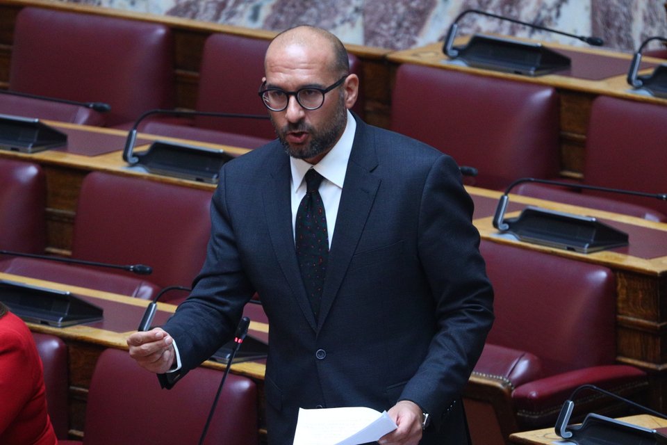 Ο κοινοβουλευτικός εκπρόσωπος της Νέας Αριστεράς, Δημήτρης Τζανακόπουλος / Eurokinissi
