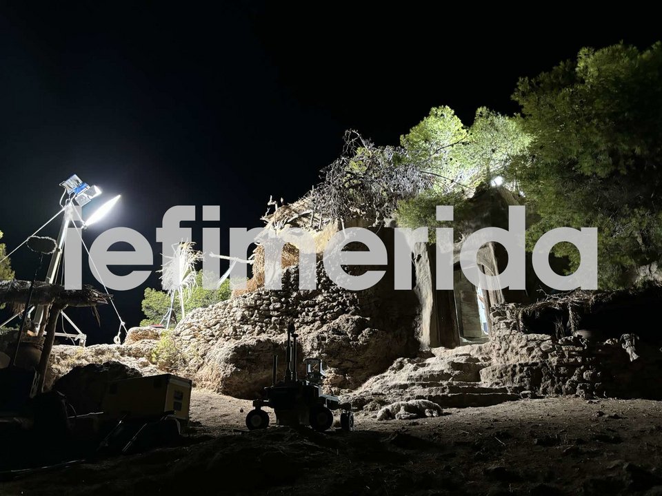 Νυχτερινά γυρίσματα στην εξοχή των Μεγάρων