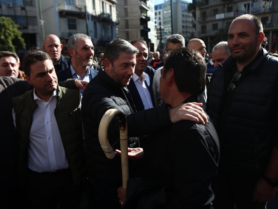 Ο Νίκος Ανδρουλάκης στο συλλαλητήριο αγροτών στην Αθήνα -Φωτογραφία: Intimenews/ΠΕΡΙΣΤΕΡΗΣ ΔΗΜΗΤΡΗΣ