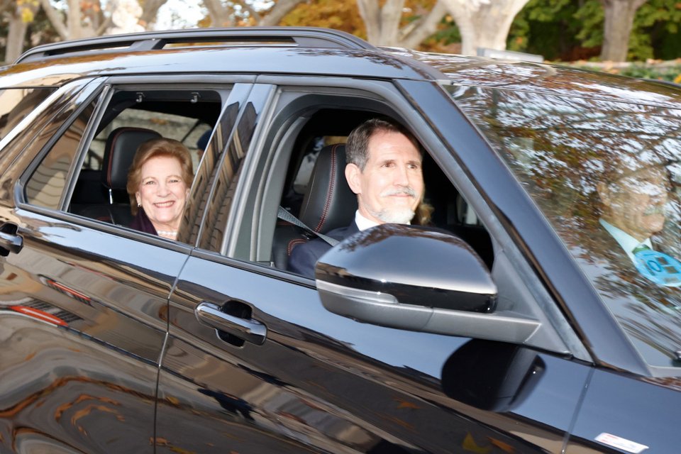 Η Άννα Μαρία με τον γιο της Παύλο ντε Γκρες 