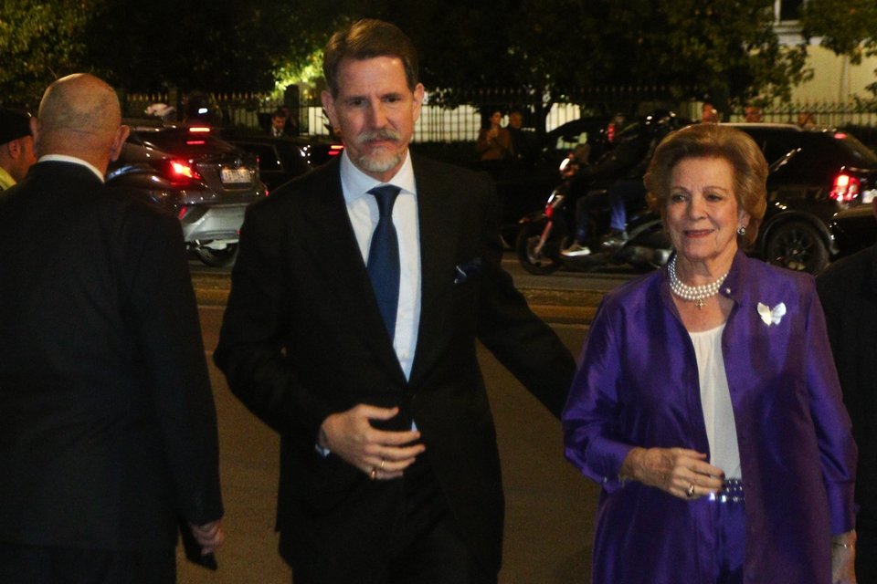 Ο Παύλος Ντε Γκρες με τη μητέρα του, Άννα Μαρία