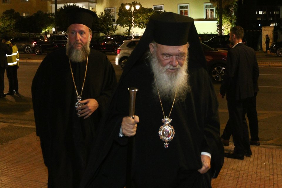 Ο Αρχιεπίσκοπος Ιερώνυμος