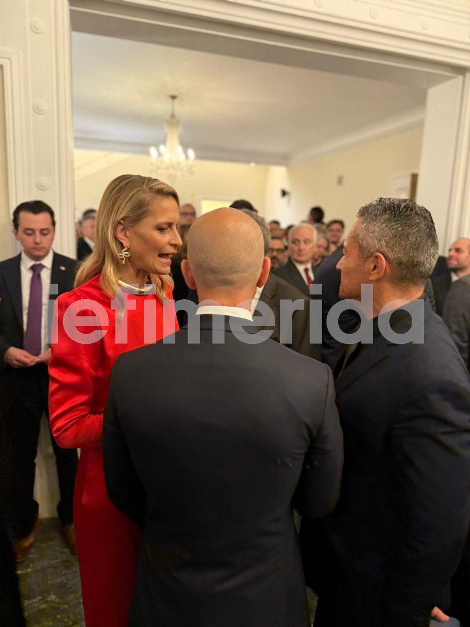 Η Τατιάνα Μπλάτνικ με τον Ελληνοκύπριο επιχειρηματία Τζον Χριστοδούλου