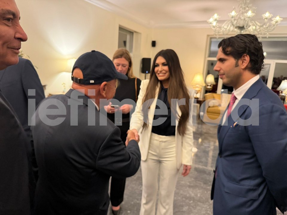 Ο Γιώργος Προκοπίου με τη νέα πρέσβη