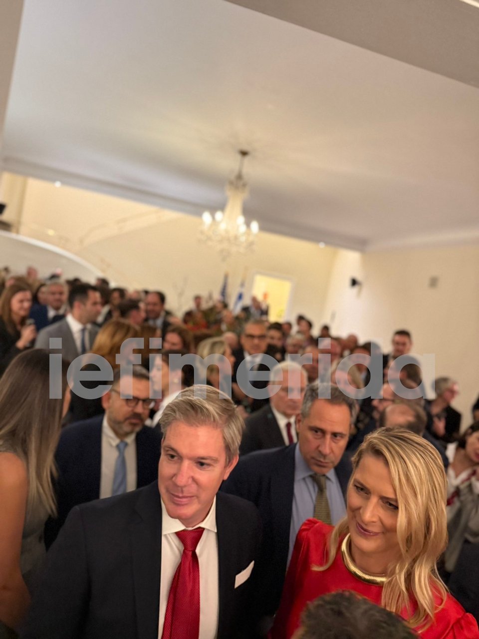 Ο Λέων Πατίτσας και η Τατιάνα Μπλάτνικ 