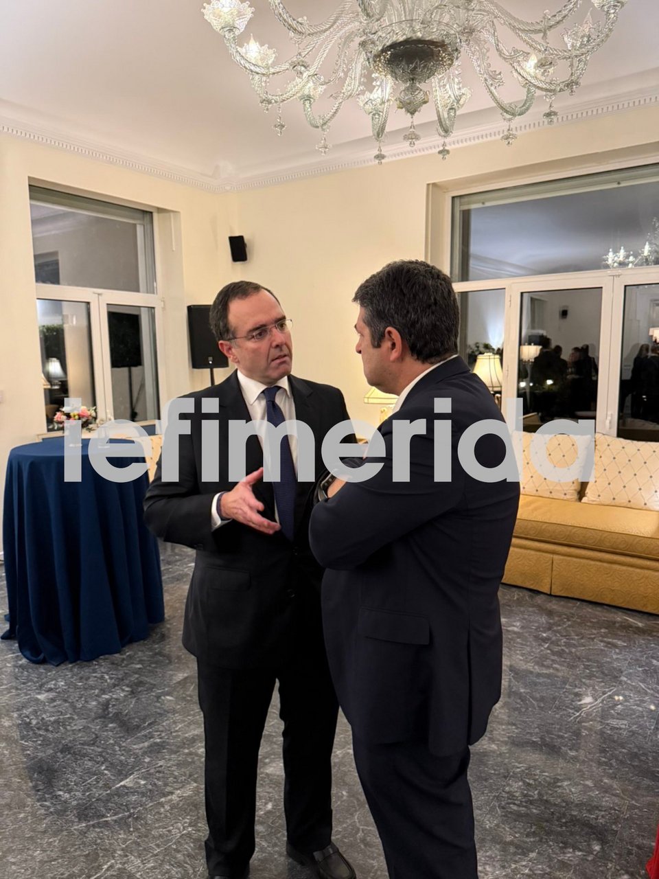 Ο Θοδωρής Κυριακού και ο Γιώργος Μυλωνάκης