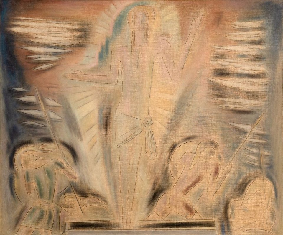 «Ανάσταση», του Κωνσταντίνου Παρθένη, λάδι σε μουσαμά, 125  x 150 cm, Εκτίμηση €260.000-360.000