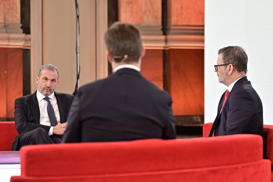 Ο κ. Εξάρχου μίλησε στο OT FORUM / Φωτογραφία: ΜΙΧΑΛΗΣ ΚΑΡΑΓΙΑΝΝΗΣ/EUROKINISSI