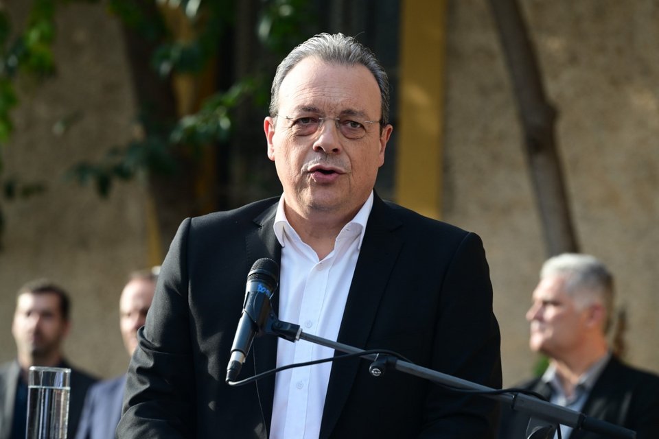 Ο πρόεδρος του ΣΥΡΙΖΑ, Σωκράτης Φάμελλος / Φωτογραφία: Eurokinissi