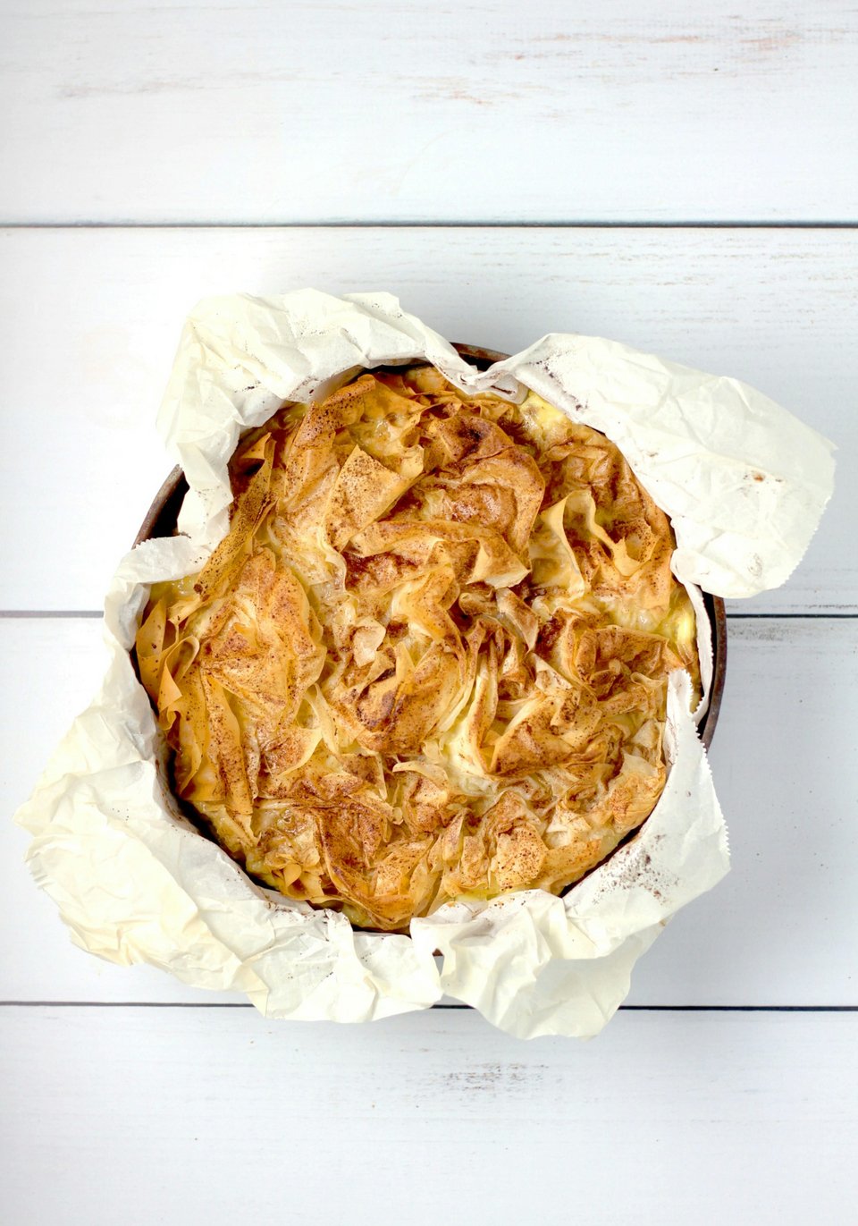 Γαλατόπιτα με φύλλο κρούστας / Φωτογραφία: Unsplash