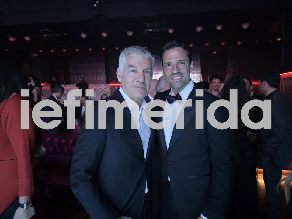 Ο Κωνσταντίνος Αργυρός με τον Στέφανο Χανδακά