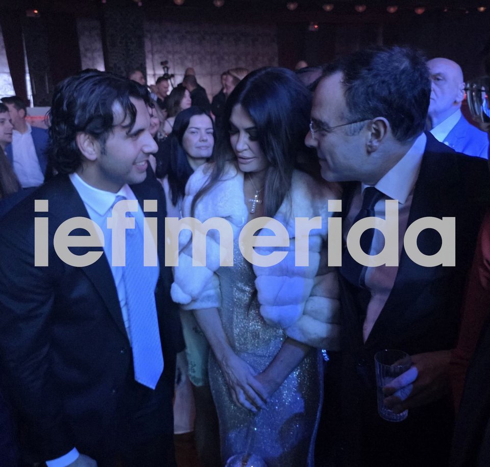 Ο Χρήστος Μαραφάτσος, η Κίμπερλι Γκίλφοϊλ και ο Θοδωρής Κυριακού