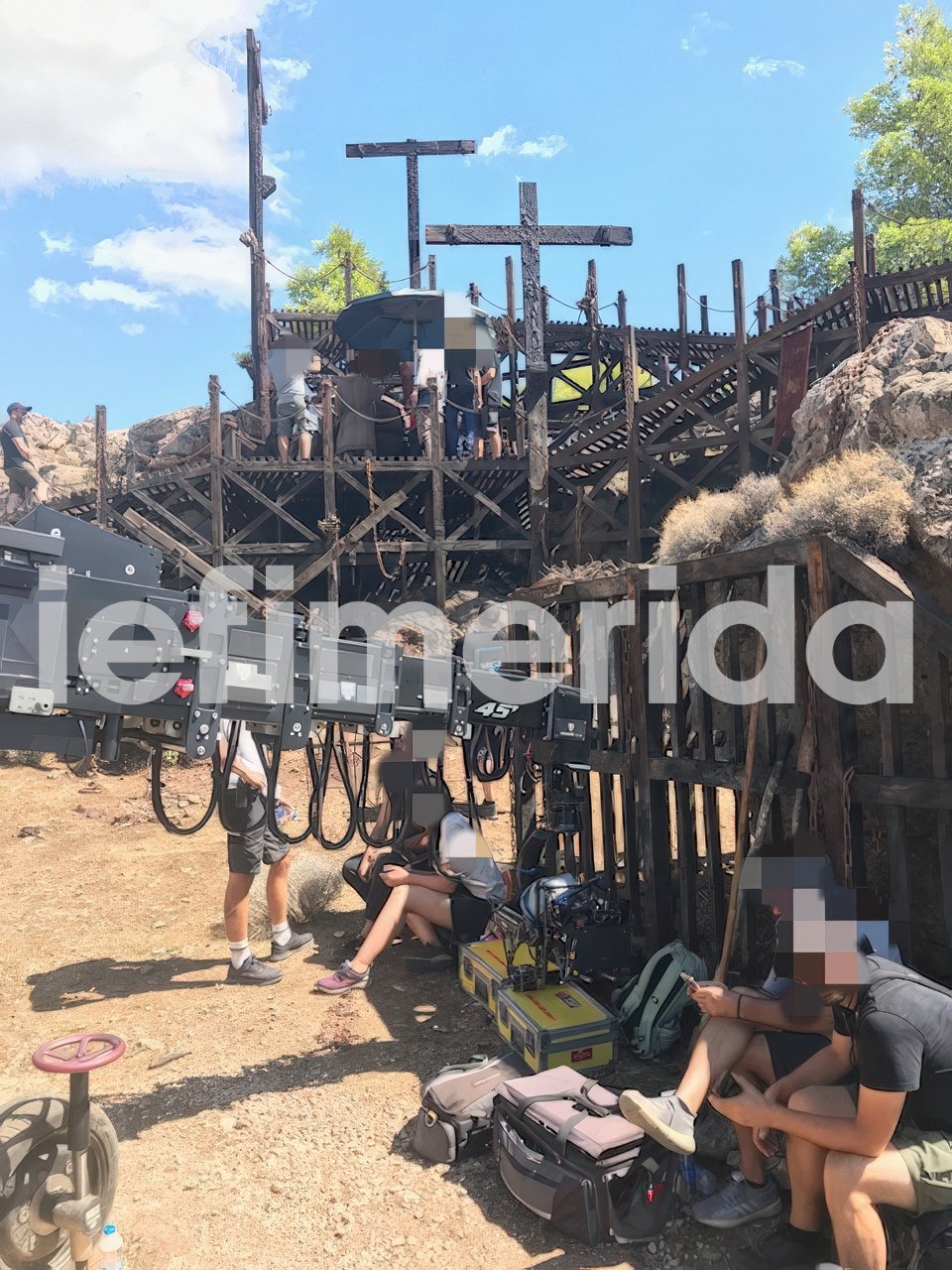 Στιγμιότυπο από τα γυρίσματα