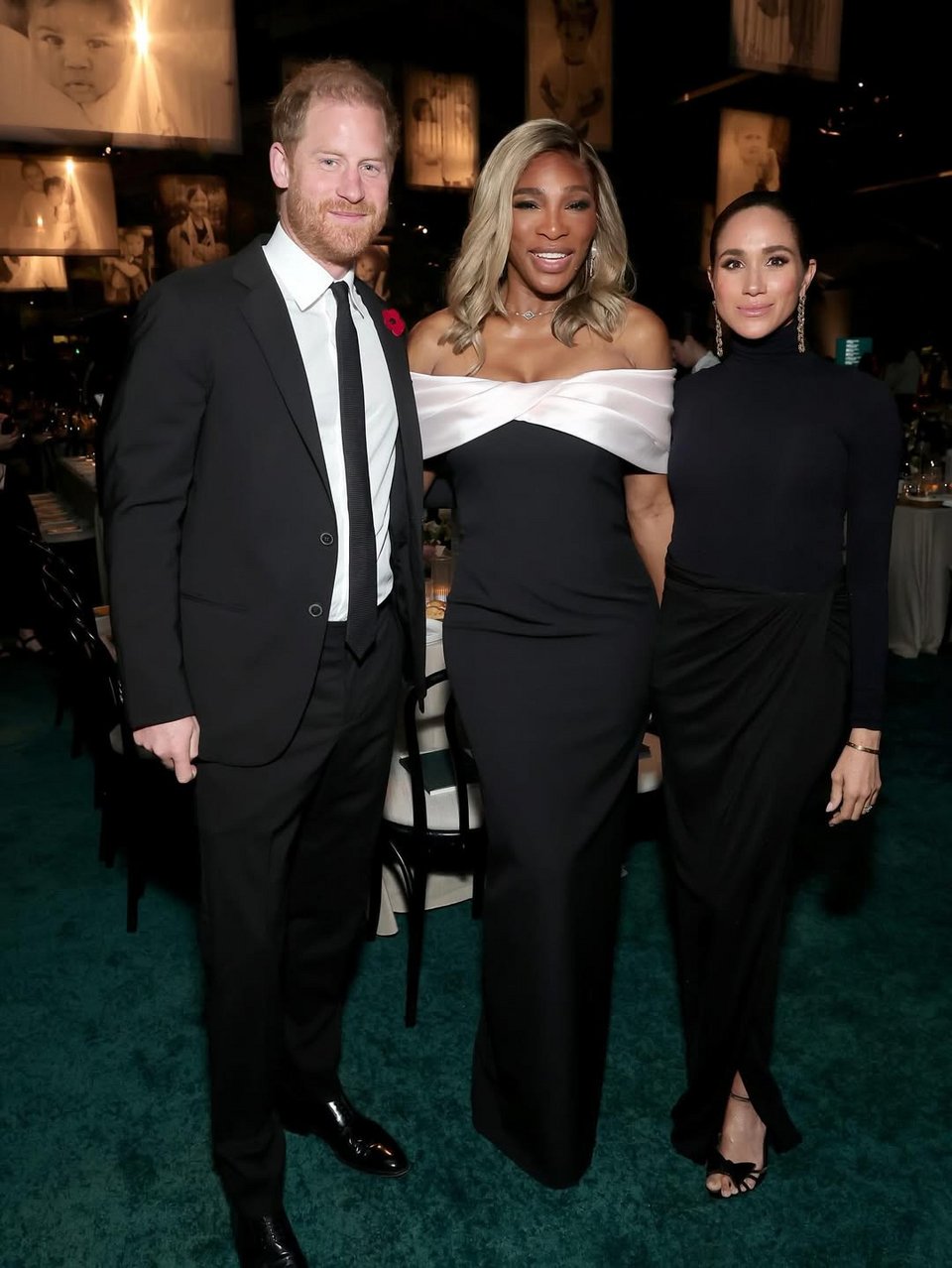 Πρίγκιπας Χάρι και Μέγκαν Μαρκλ με την Σερένα Γουίλιαμς στην εκδήλωση του Baby2Baby