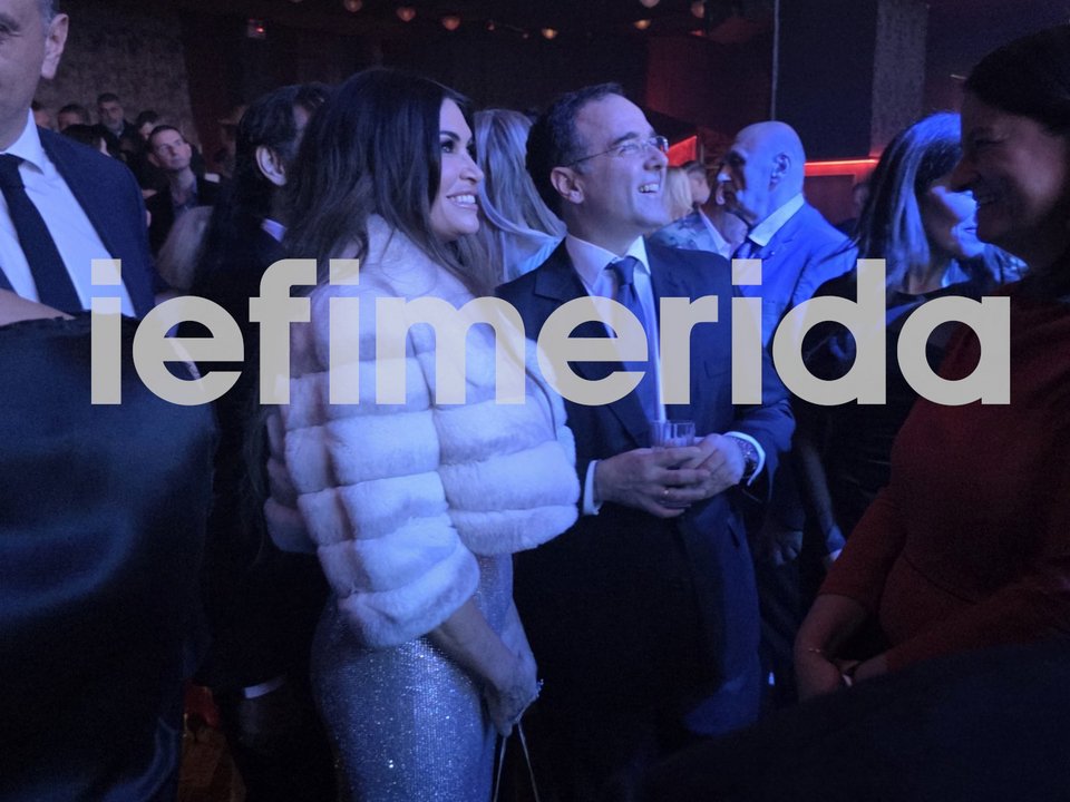 Η Κίμπερλι Γκίλφοϊλ με τον Θοδωρή Κυριακού