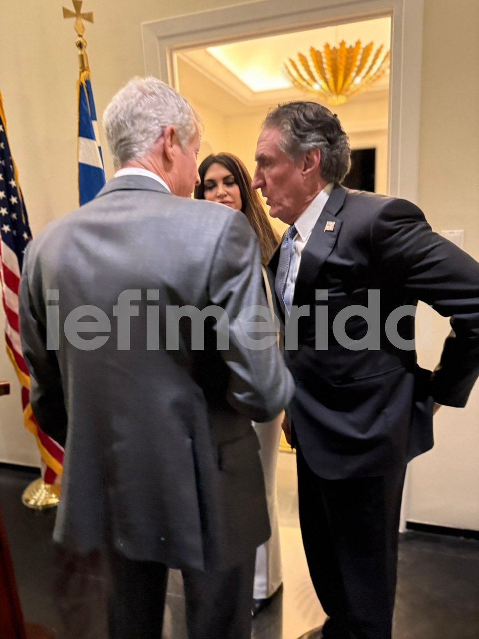 Οι υπουργοί Ενέργειας και Εσωτερικών των ΗΠΑ με την Κίμπερλι Γκίλφοϊλ