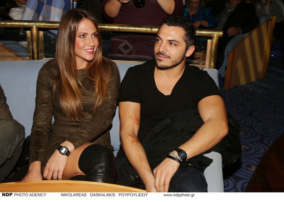 Ο Κώστας Δόξας με την πρώην σύζυγό του Μαρία Δεληθανάση