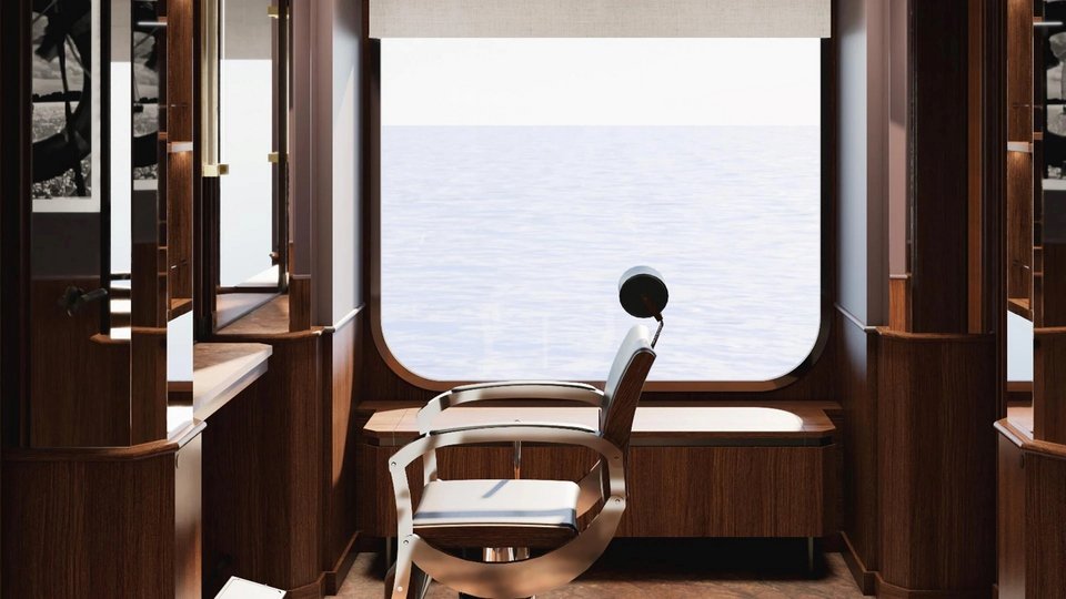 Το κουρείο στο Orient Express Corinthian 