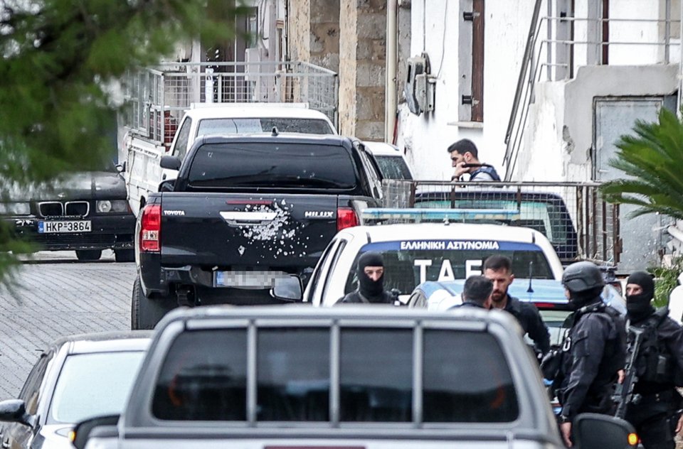 Γαζωμένο από σφαίρες το αγροτικό όχημα στα Βορίζια Ηρακλείου