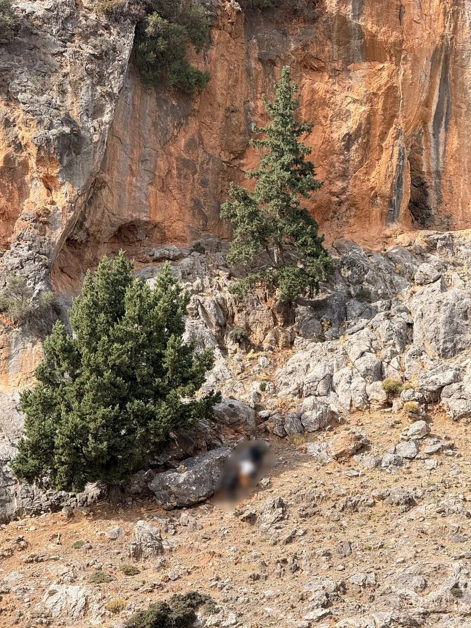 Οι κρυψώνες των όπλων στα βουνά της γύρω των Βοριζίων περιοχής /astynomia.gr