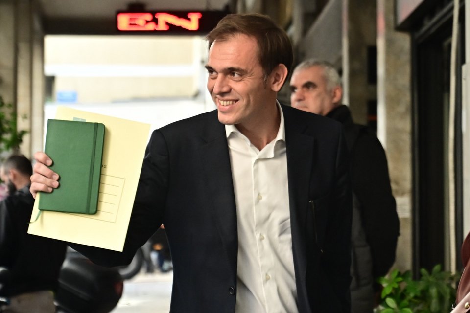 Ο Δημήτρης Μάντζος-Φωτογραφία: ΚΩΣΤΑΣ ΤΖΟΥΜΑΣ/EUROKINISSI