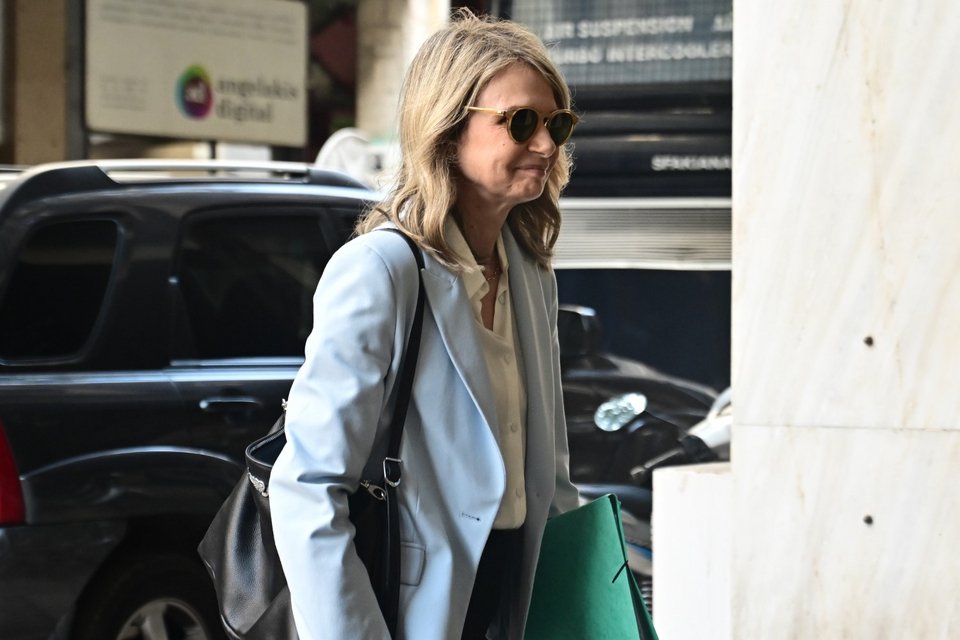 Η Μιλένα Αποστολάκη -Φωτογραφία: ΚΩΣΤΑΣ ΤΖΟΥΜΑΣ/EUROKINISSI