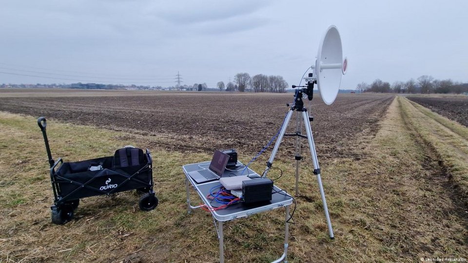 Tο ραντάρ Atlas II σε δοκιμές κοντά στο Μόναχο / Φωτογραφία: Λεωνίδας Ασκιανάκης