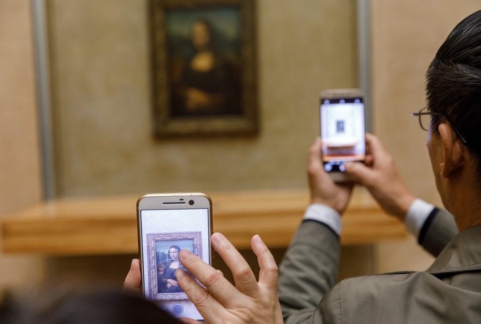 Η Μόνα Λίζα στο Μουσείο του Λούβρου