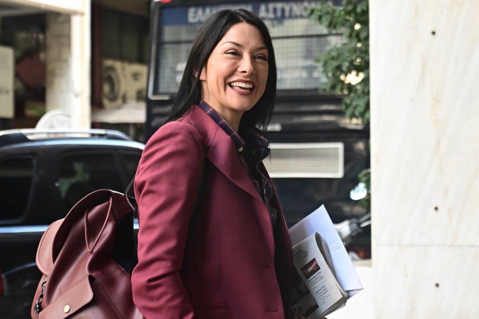 Η Νάντια Γιαννακοπούλου -Φωτογραφία: ΚΩΣΤΑΣ ΤΖΟΥΜΑΣ/EUROKINISSI